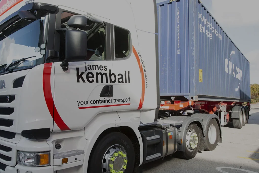 James kemball container haulage truck