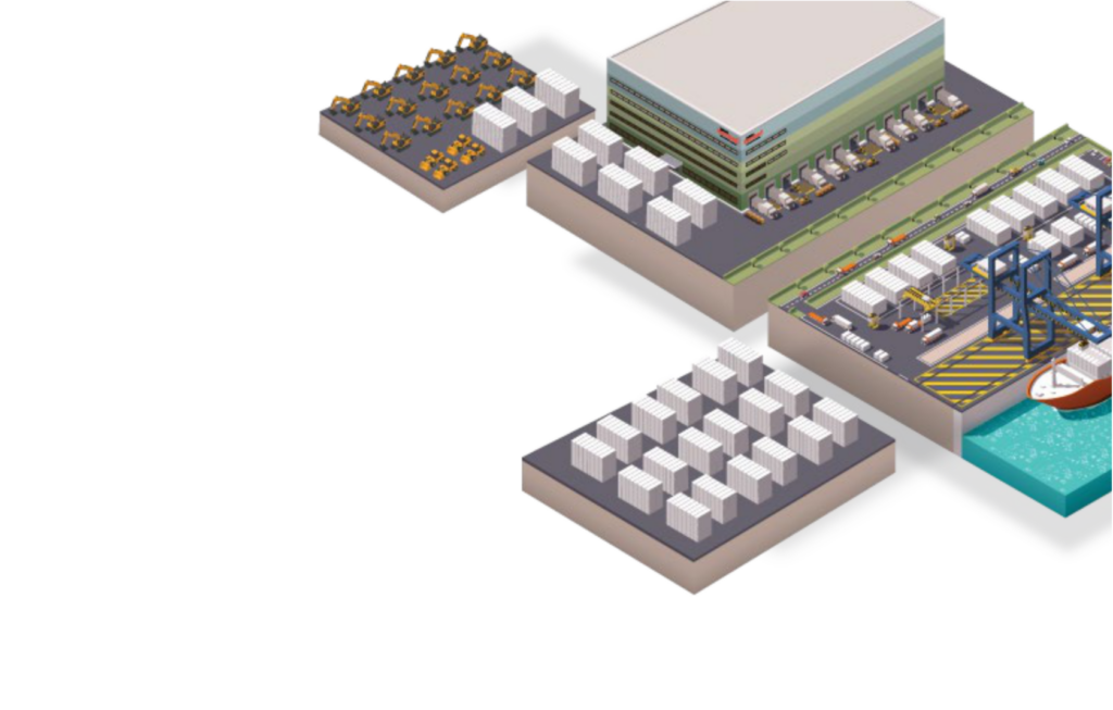 Container storage project cargo centre